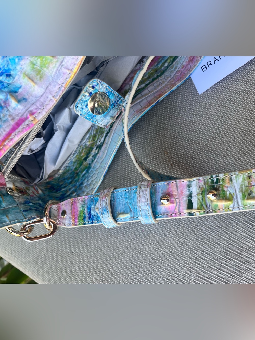 NWT Brahmin Celina in STAYCATION Bucket Bag - Picture 12 of 14